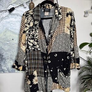 Vintage Patchwork Patterned Cardigan